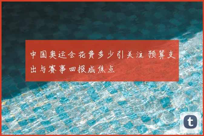 中国奥运会花费多少引关注 预算支出与赛事回报成焦点